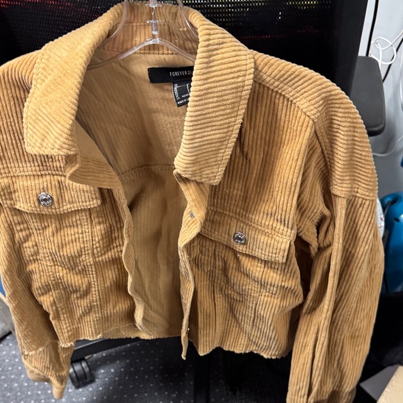 Forever 21 Jackets & Blazers - Forever 21 corduroy cropped jacket S // 113027